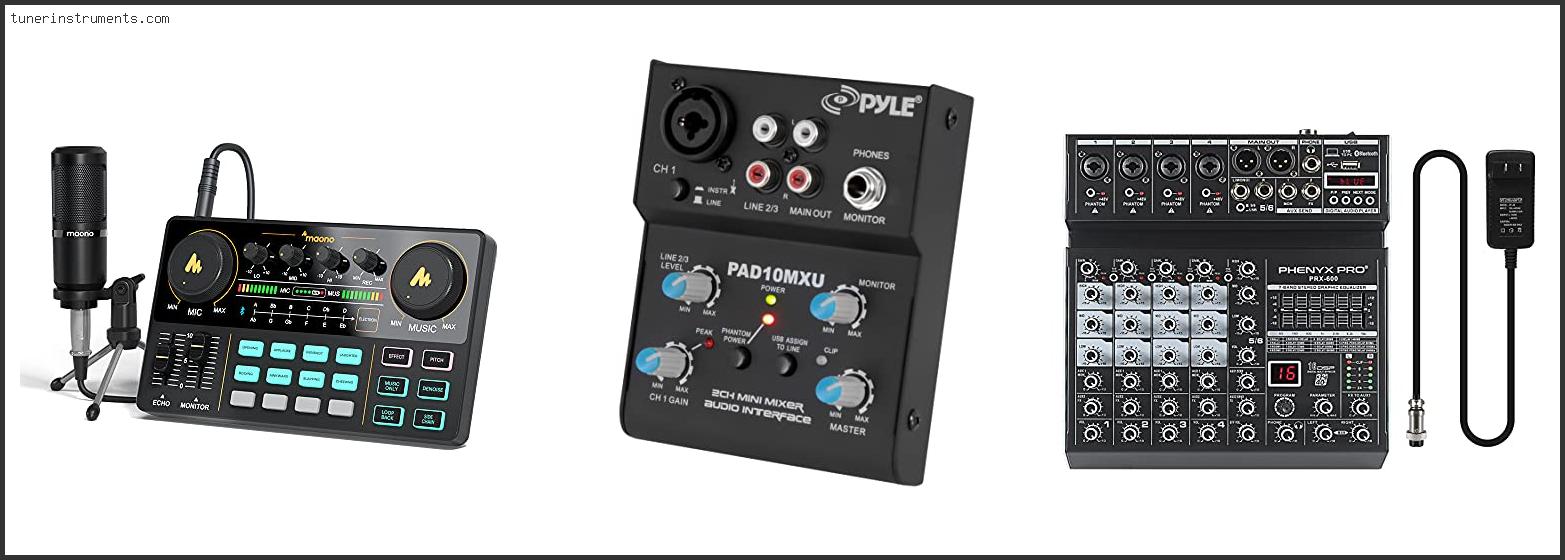 Best Usb Mixer For Recording