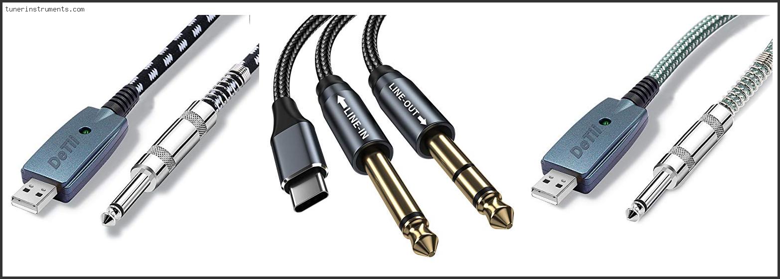 Best Guitar To Usb Cable