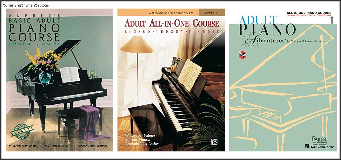 Best Piano Learning Books For Adults