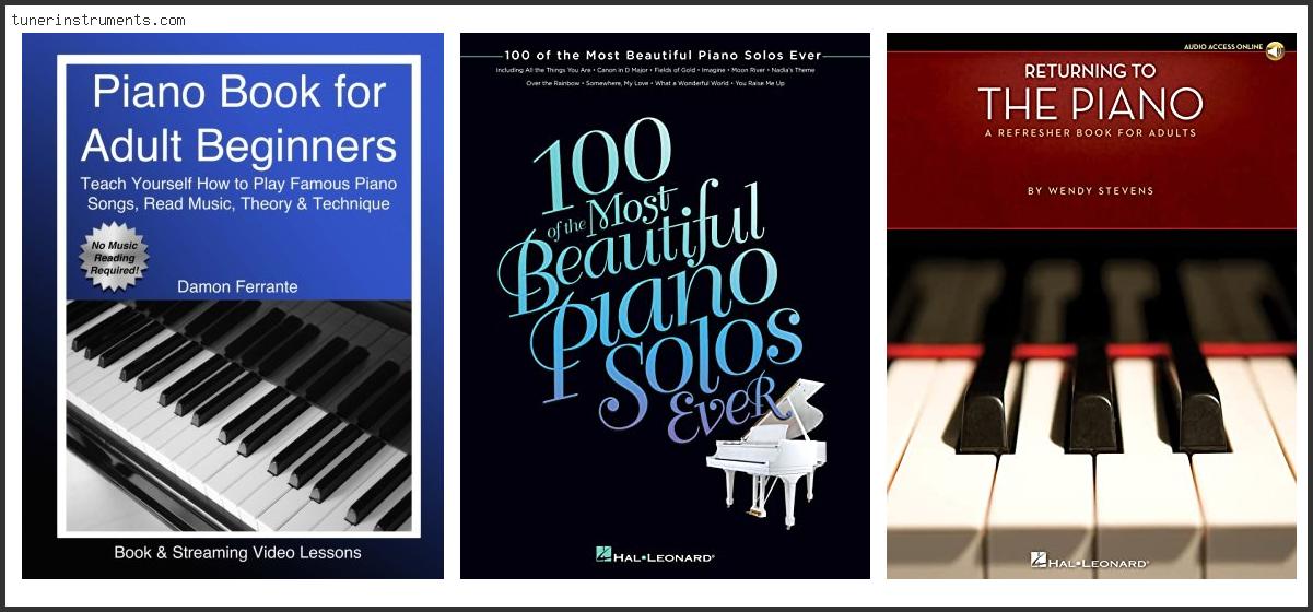 Best Piano Books For Adults