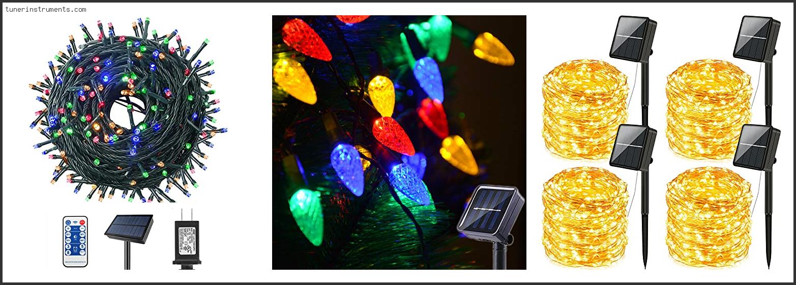 Best Solar Christmas String Lights