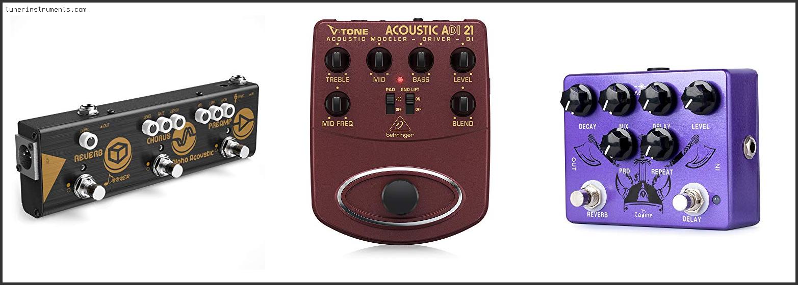 Best Preamp Pedal For Acoustic Guitar