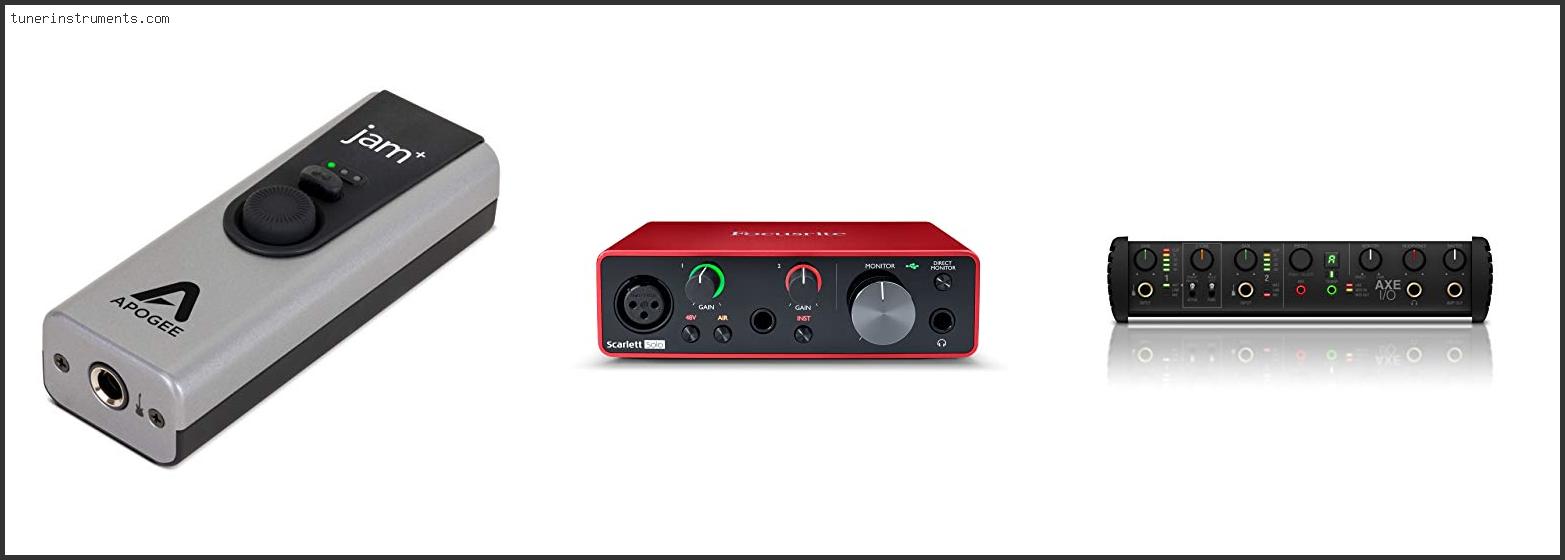 Best Audio Interface For Guitar
