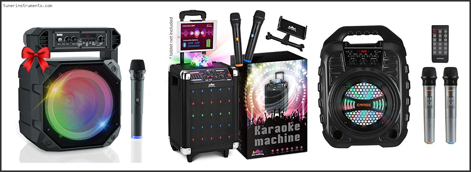 Best Karaoke Machine With Wireless Microphone