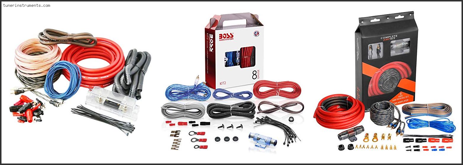 Best Amplifier Wiring Kit