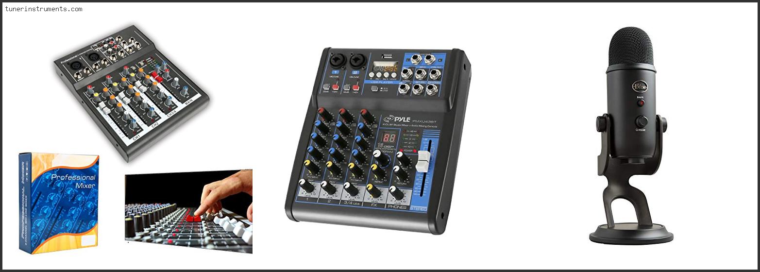 Best Mixing Console For Home Studio
