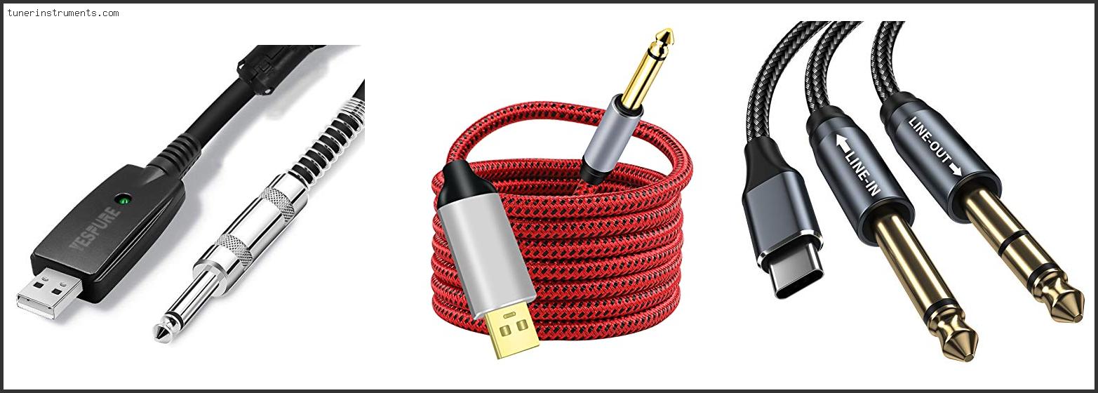 Best Guitar Cables For Recording
