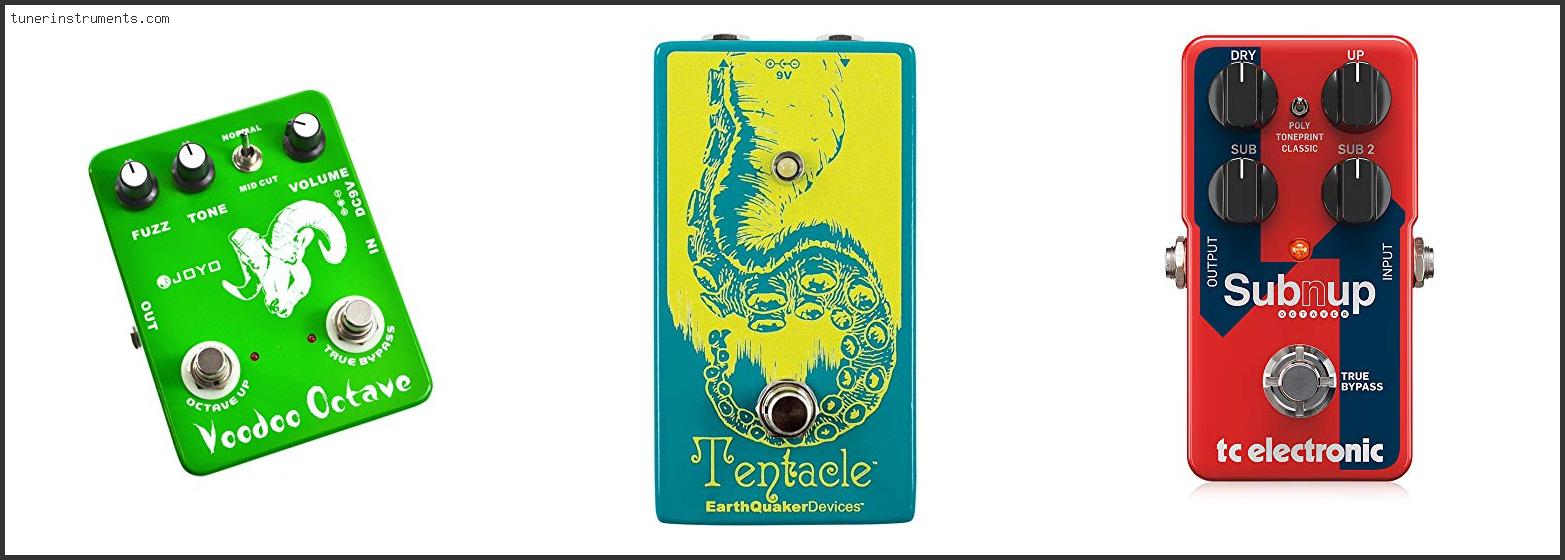 Best Octave Pedals For Guitar