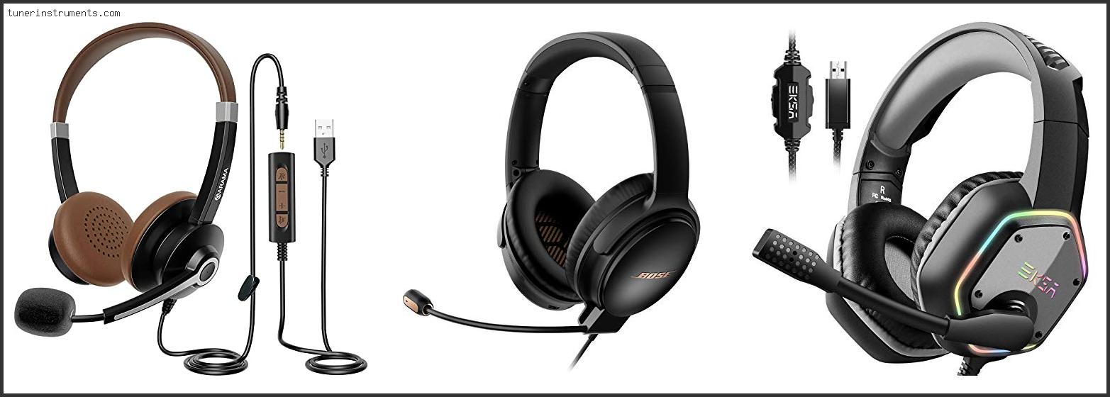 Best Usb Noise Cancelling Headset With Microphone