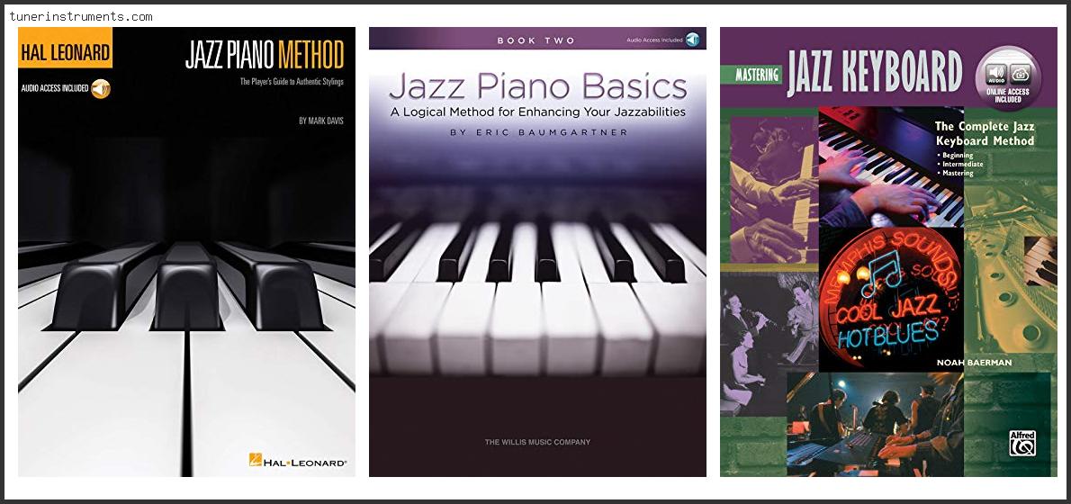 Best Jazz Piano Method Books