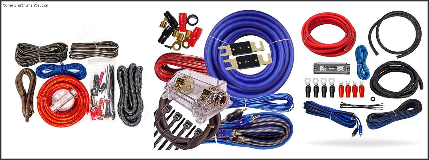 Best Car Amplifier Wiring Kit